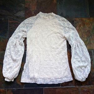 ONLY HEARTS HELENA STUART vintage style lace top S